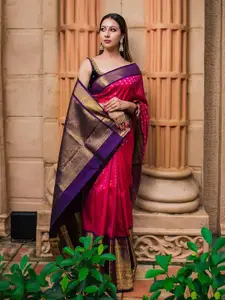 KALINI Woven Design Zari Banarasi Saree