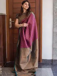 KALINI Woven Design Zari Banarasi Saree