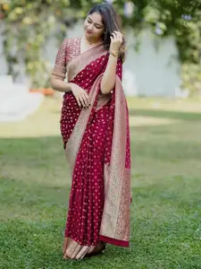 KALINI Woven Design Zari Banarasi Saree