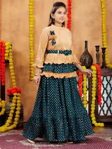 BAESD Girls Ready to Wear Lehenga With Blouse With Belt