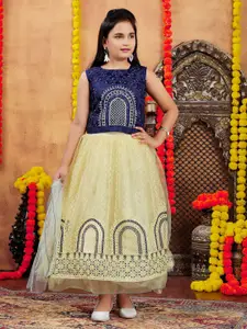 BAESD Girls Embellished Sequinned Ready to Wear Lehenga & Blouse With Dupatta