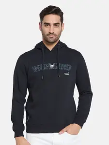 Octave Men Printed Hooded Sweatshirt