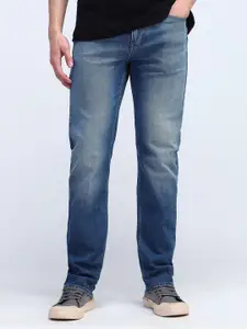 Flying Machine Men F-Jango Straight Fit Heavy Fade Stretchable Jeans