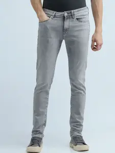 Flying Machine Men Jackson Skinny Fit Low-Rise Heavy Fade Stretchable Jeans