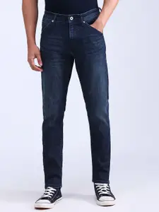 Flying Machine Men Slim Fit Mid-Rise Light Fade Stretchable Jeans