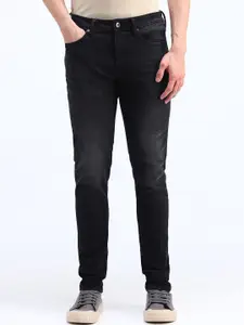 Flying Machine Men Skinny Fit Mid-Rise Light Cotton Fade Stretchable Jeans