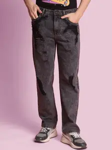 Bene Kleed Men Straight Fit Distress Pure Cotton Jeans