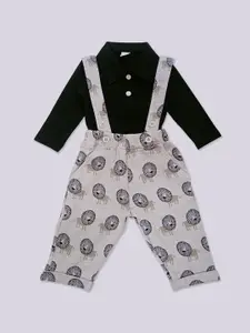 Moms Love Infant Boys Pure Cotton T-shirt with Trousers