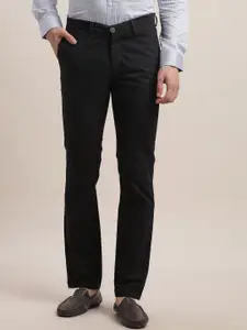 Turtle Men Printed Relaxed Skinny Fit Chinos Trousers