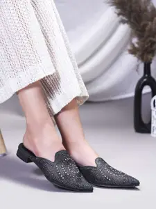 JM Looks Women Embellished Mules Flats