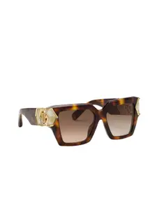 PHILIPP PLEIN Women Butterfly Sunglasses with UV Protected Lens-SPP135M55752SG