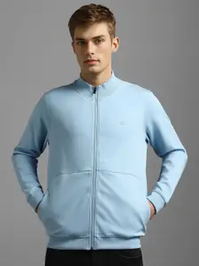 Louis Philippe Men High Neck Sweatshirt