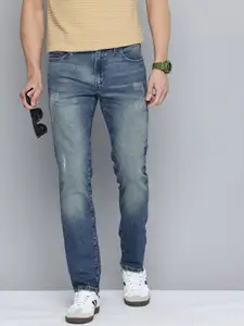 Levis Men 511 Slim Fit Low Distress Light Fade Stretchable Jeans