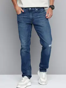 Levis Men 511 Slim Fit Low Distress Light Fade Stretchable Jeans