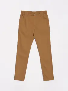 Allen Solly Junior Boys Mid-Rise Slim Fit Trousers