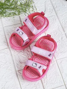 Kids Ville Girls Hello Kitty Printed Comfort Sandals