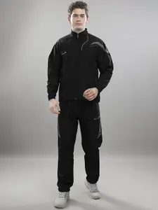 SPORT SUN Men Mock Collar Tracksuit
