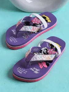 Kids Ville Girls Minnie Printed Thongs Flip Flops