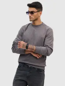 Snitch Men Striped Pullover