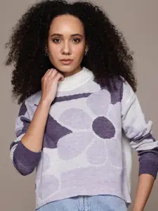 The Roadster Lifestyle Co. Floral Printed Pullover