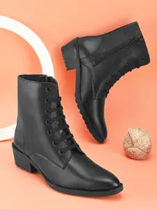 The Roadster Lifestyle Co Women Ankle Lace-Up Boots