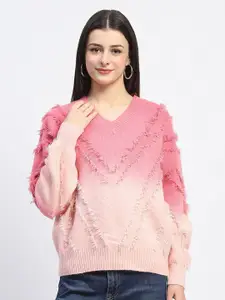 Madame Women Colourblocked Pullover