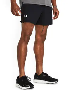 UNDER ARMOUR UA Launch Men Brand Logo Printed Slim Fit  Shorts
