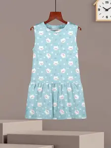 HELLCAT  Girls Print A-Line Dress