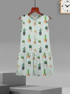 HELLCAT Girls Print A-Line Dress