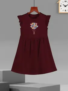 HELLCATGirls Graphic Printed A-Line Cotton