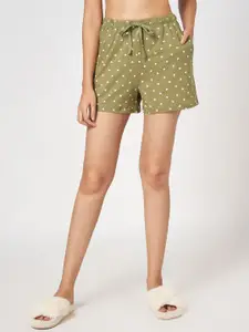 Dreamz by Pantaloons Women Printed Pure Cotton Lounge Shorts