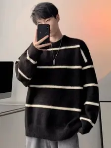 StyleCast Men Striped Long Sleeves Pullover