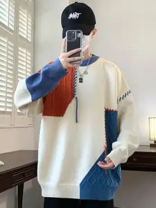 StyleCast Men Colourblocked Pullover