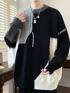 StyleCast Men Colourblocked Pullover