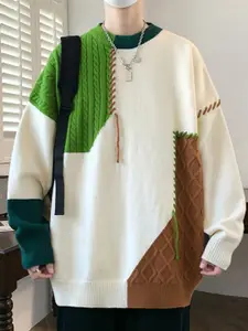 StyleCast Men Colourblocked Pullover Sweater