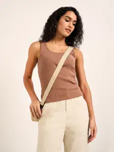 People Cotton Ribbed Top