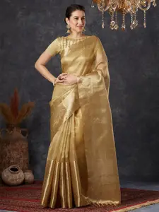KALINI Woven Design Zari Tissue Banarasi Saree