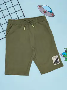 Pantaloons Junior Boys Regular Fit Mid-Rise Cotton Shorts