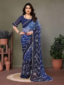 KALINI Pure Georgette Printed Saree