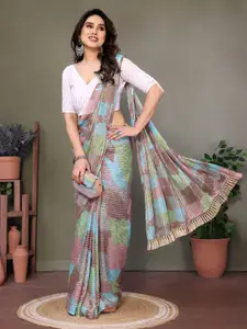 KALINI Zari Pure Georgette Saree