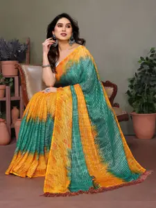 KALINI Zari Pure Georgette Saree