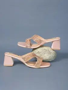 Bata Women Embellished Block Heel Sandals