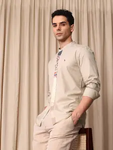 Mr Bowerbird Tailored Fit Pure Cotton Casual Shirt