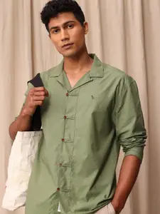 Mr Bowerbird Drop-Shoulder Sleeves Liberal Fit Casual Shirt