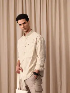 Mr Bowerbird Checked Pure Cotton Casual Shirt