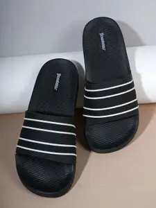 The Roadster Lifestyle Co. Men Striped Sliders