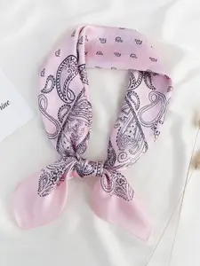 CrossKulture Women Abstract Printed Satin Scarf