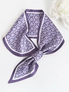 CrossKulture Women Abstract Printed Satin Scarf