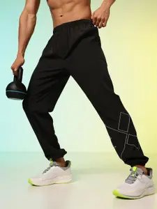 HRX By Hrithik Roshan Men Brand Logo Printed Rapid-Dry Training Joggers