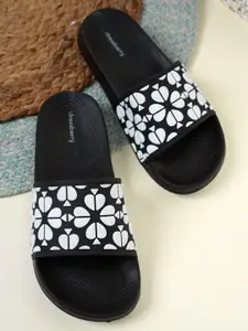 DressBerry Women Printed Rubber Sliders
